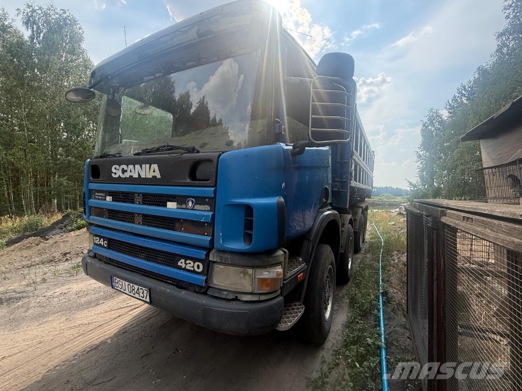 Scania 124 PDE 8x6 wywrotka / hydroburta Kipper