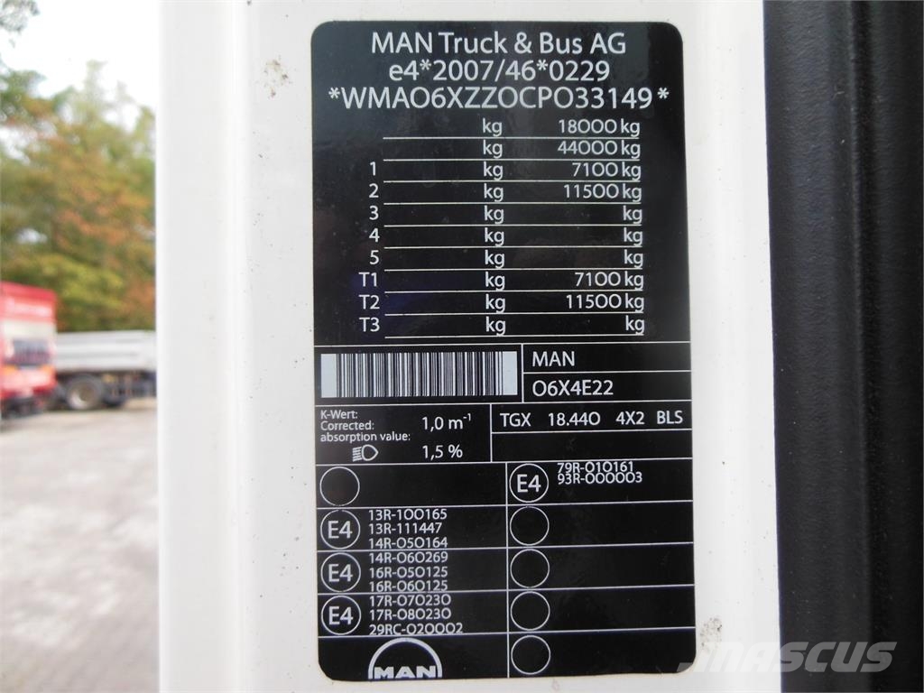 MAN TGX 18.440 BLS, Standart, Euro 5 EEV وحدات الجر