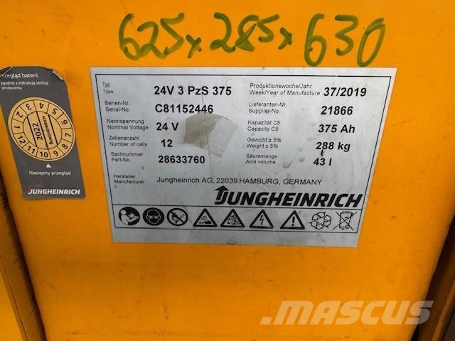 Jungheinrich ERE 120 --> Gabellänge 1800 mm!! 行走控制式堆積機