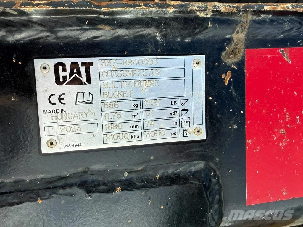 CAT 906 With pallet forks | With Folding bucket | 356 Cargadoras sobre ruedas