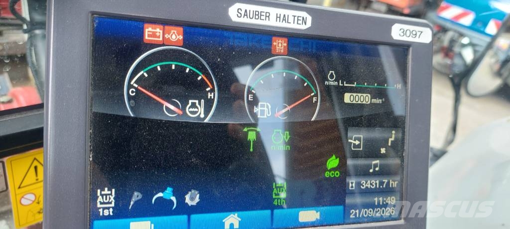 Takeuchi TB 370 Midi bagri 7t – 12t