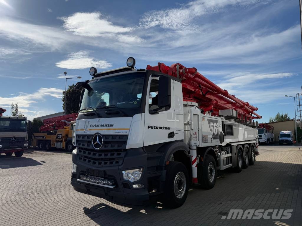 Mercedes-Benz Arocs 5051 Putzmeister 56-5.17 iLS Betongpumpe biler