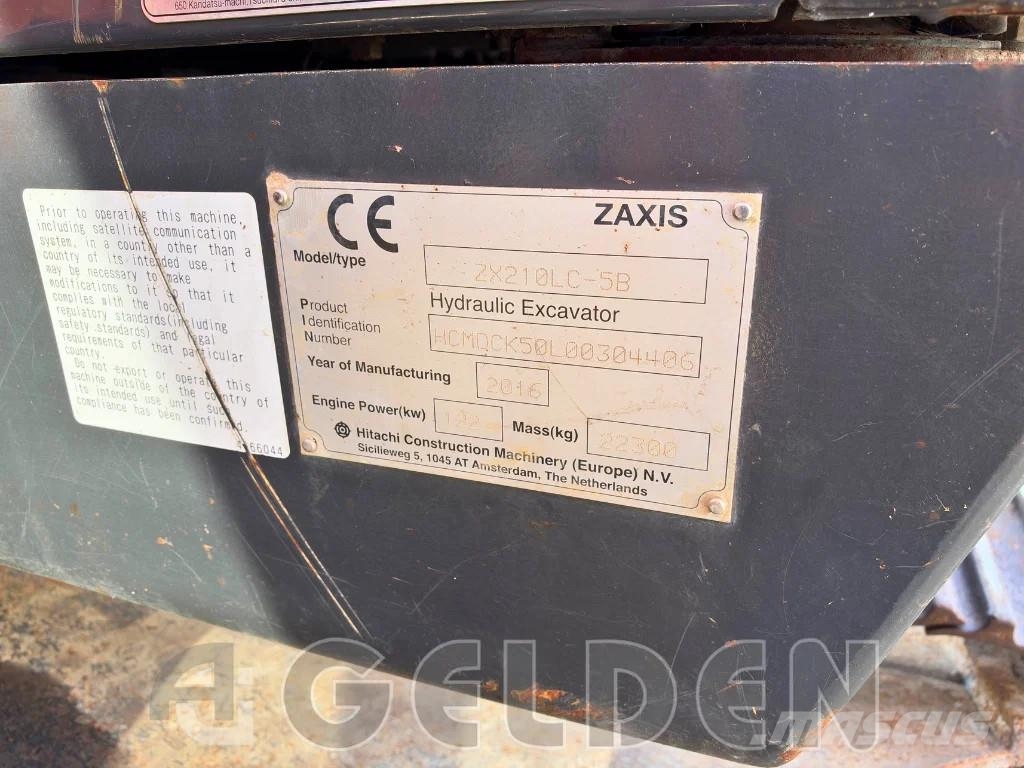 Hitachi ZX210 - 5B Rupsgraafmachines