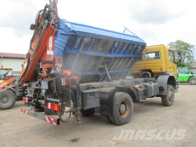 Mercedes-Benz 1828 AK Kran Camion ribaltabili
