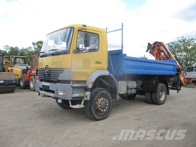 Mercedes-Benz 1828 AK Kran Camion ribaltabili