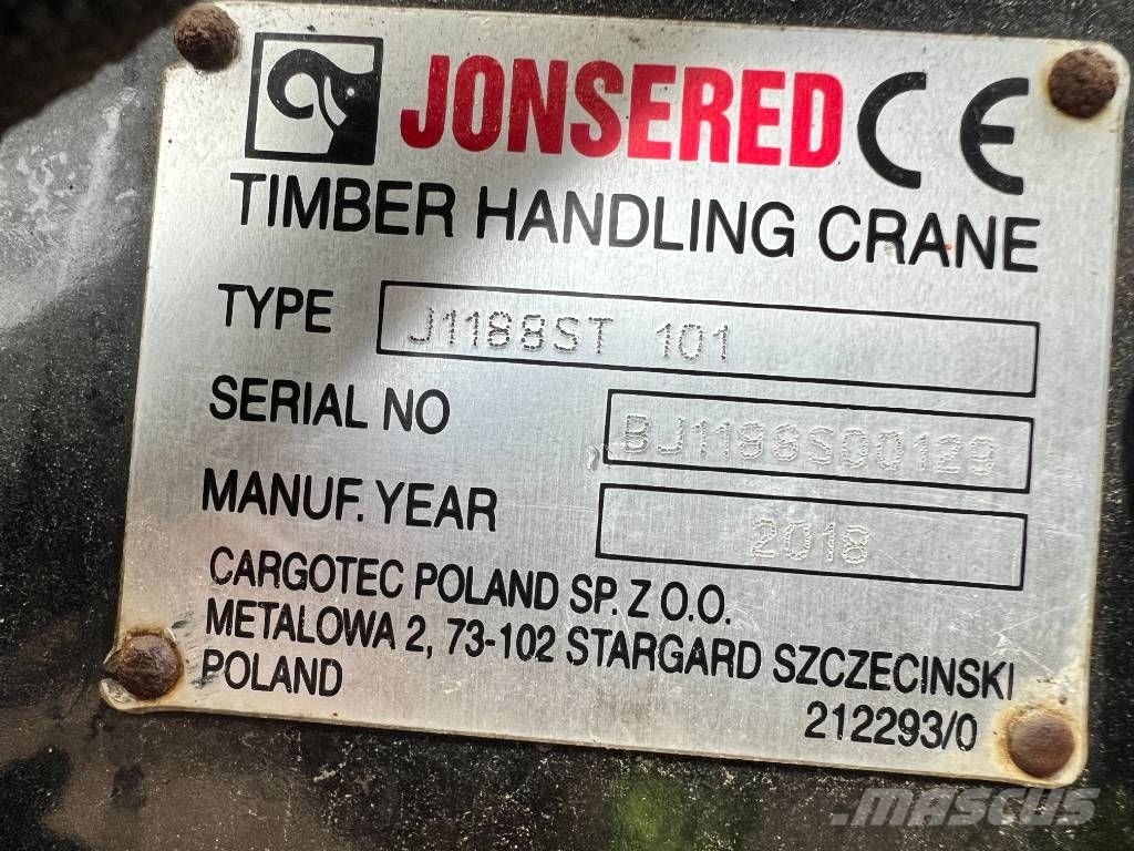 Jonsered 1188ST Grúas para madera