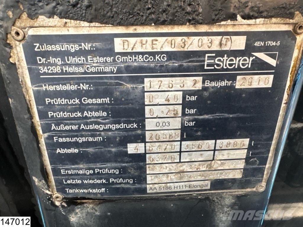 MAN TGS 26 400 6x2, EURO 5, 18650 Liter, 4 Comp Camiones cisternas