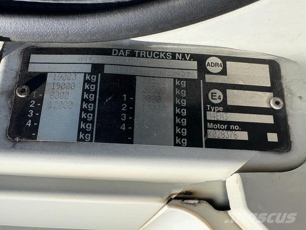 DAF CF 290 ENGINE PERFECT + EURO 6 + CARRIER 1150 + LO Temperature controlled trucks