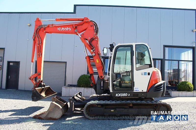 Kubota KX080-3 Alpha (wie Bagger KX080-4 ECR88 307) Εκσκαφάκι (διαβολάκι) < 7t