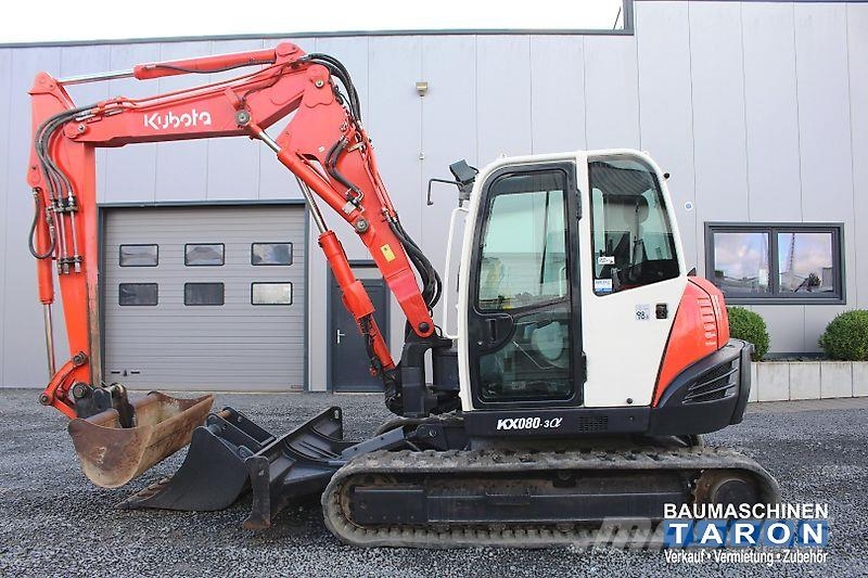Kubota KX080-3 Alpha (wie KX080-4 ECR88 307 PC80 TB290) Minibagger < 7t