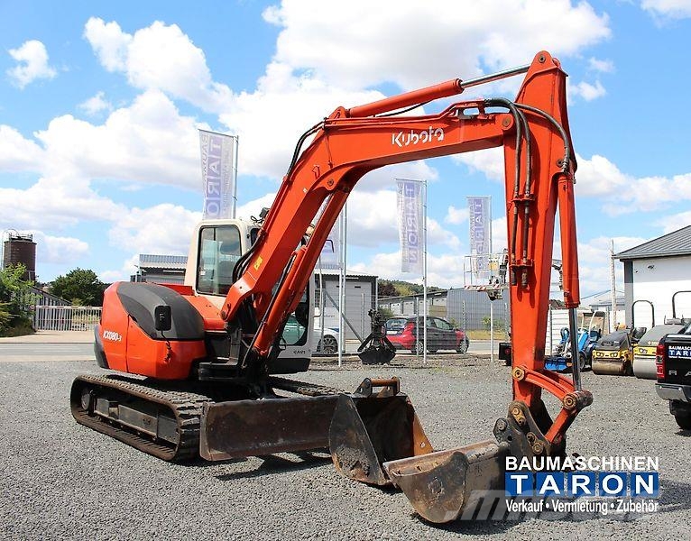 Kubota KX080-3 KETTEN NEU (wie KX080-4 ECR88 307) حفارات صغيرة أقل من 7 طن (حفارات صغيرة)