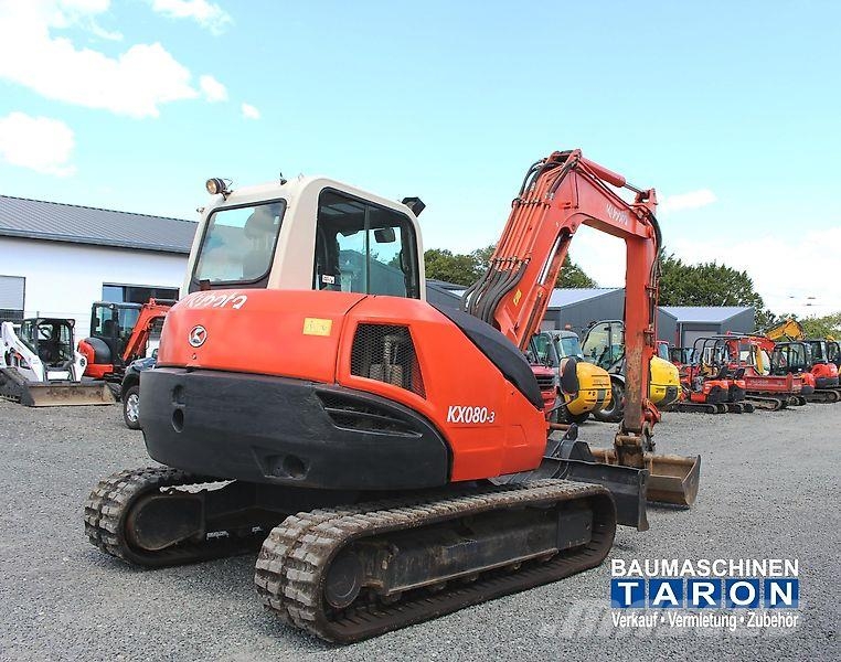 Kubota KX080-3 KETTEN NEU (wie KX080-4 ECR88 307) حفارات صغيرة أقل من 7 طن (حفارات صغيرة)
