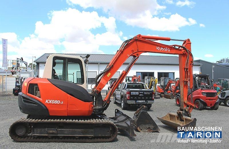 Kubota KX080-3 KETTEN NEU (wie KX080-4 ECR88 307) حفارات صغيرة أقل من 7 طن (حفارات صغيرة)