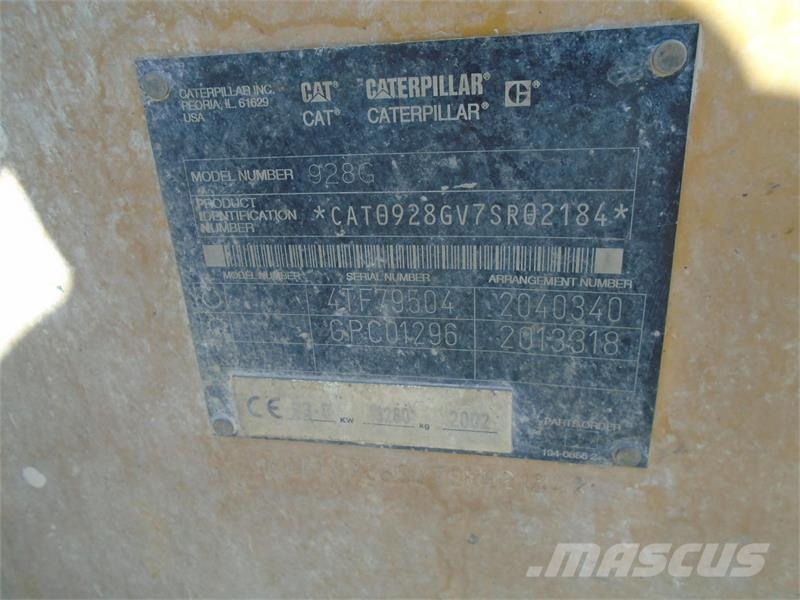 CAT 928 G Homlokakodó Колесни товарачи