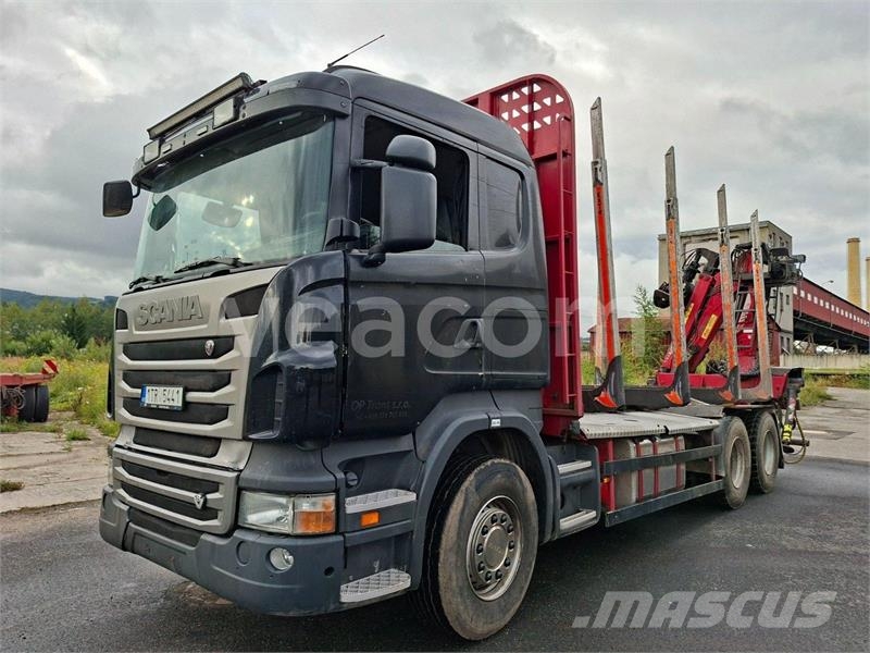 Scania R 620 V8 6x4 Penz 15Z 9.50 Euro.5 Transporte de madera