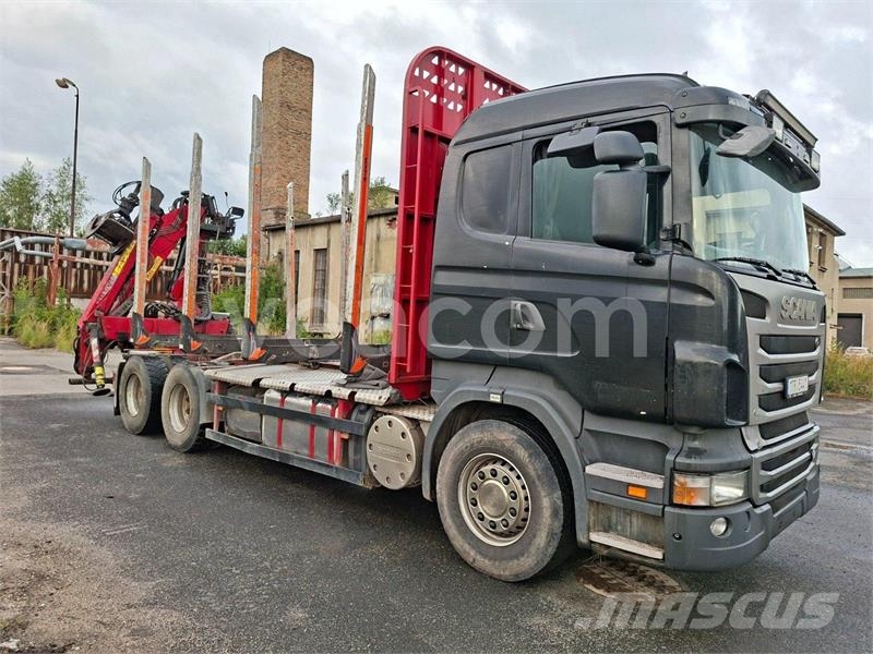 Scania R 620 V8 6x4 Penz 15Z 9.50 Euro.5 Transporte de madera