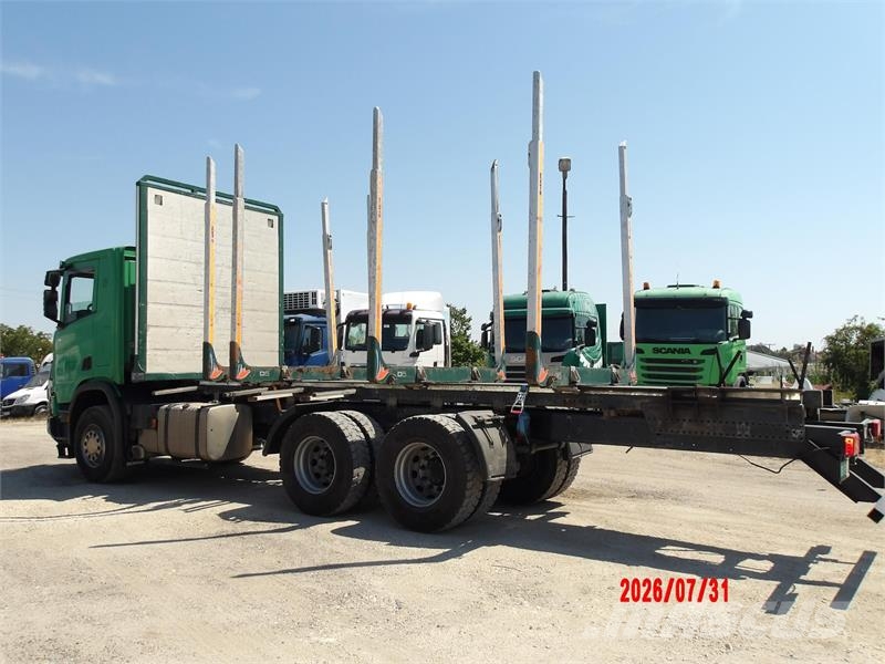 Scania R500 XT 6x4 Euro 6 Ebert شاحنات أشجار