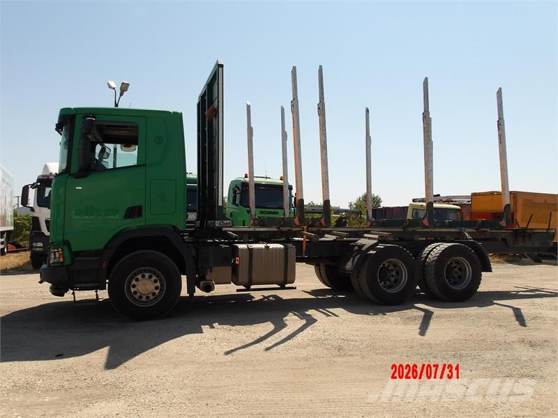 Scania R500 XT 6x4 Euro 6 Ebert شاحنات أشجار
