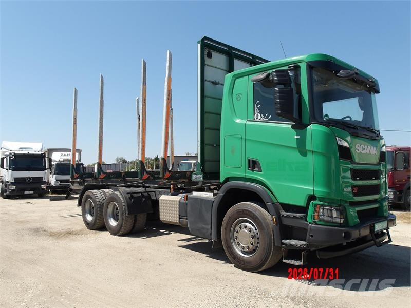 Scania R500 XT 6x4 Euro 6 Ebert شاحنات أشجار