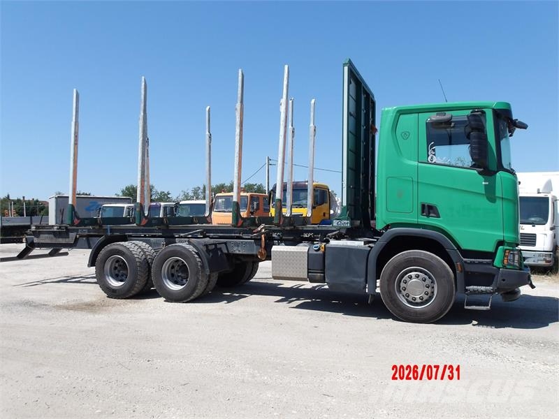 Scania R500 XT 6x4 Euro 6 Ebert شاحنات أشجار