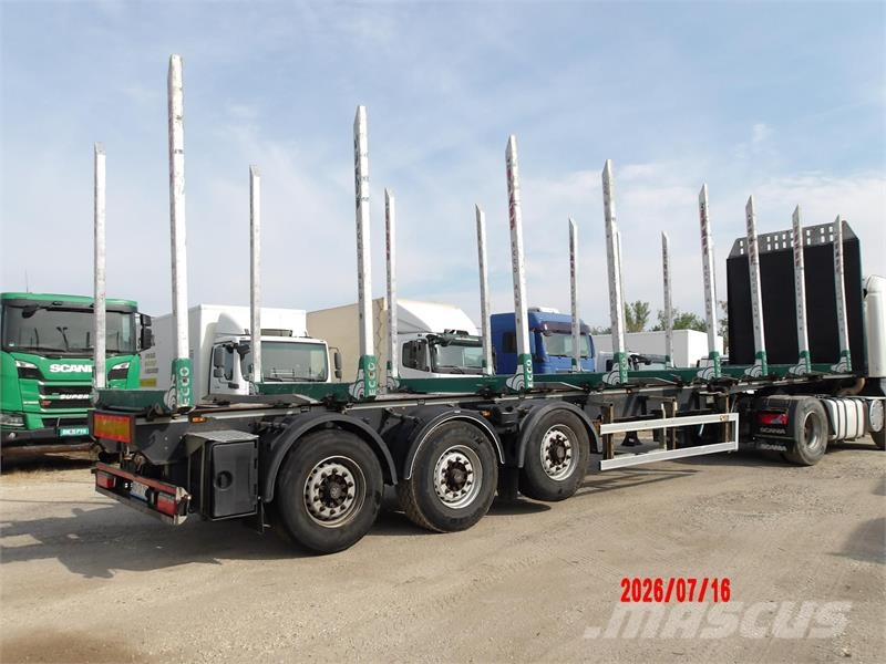 Svan NCH 303 Rönkszállító Semirremolques de transporte de madera