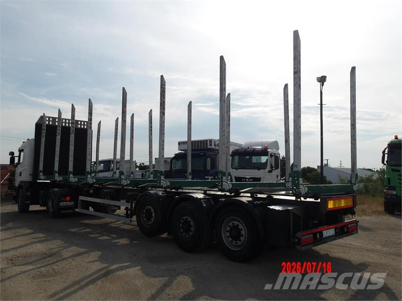 Svan NCH 303 Rönkszállító Semirremolques de transporte de madera