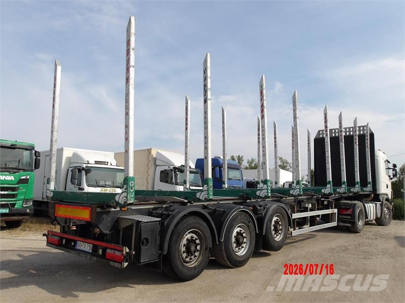 Svan NCH 303 Rönkszállító Semirremolques de transporte de madera