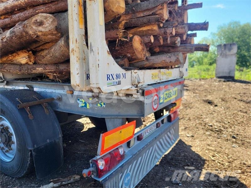Zaslaw D-651 A Rönkszállító Kokmateriālu vešanas piekabes