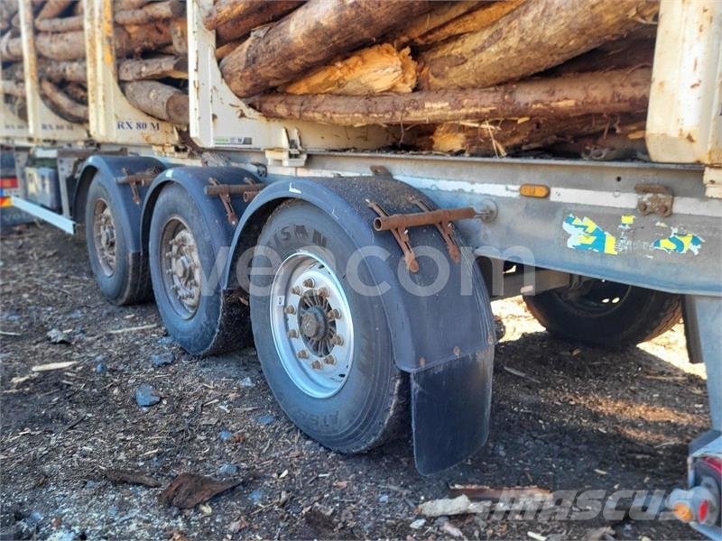 Zaslaw D-651 A Rönkszállító Kokmateriālu vešanas piekabes