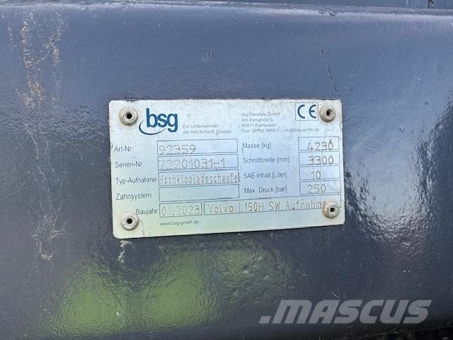 BSG Hochkippschaufel HKS 10m3 Outros componentes