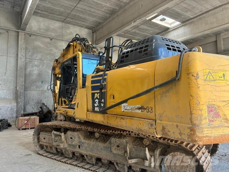 Komatsu PC390HRD-11 reparaturbedürftig Bontásra használt kotrók