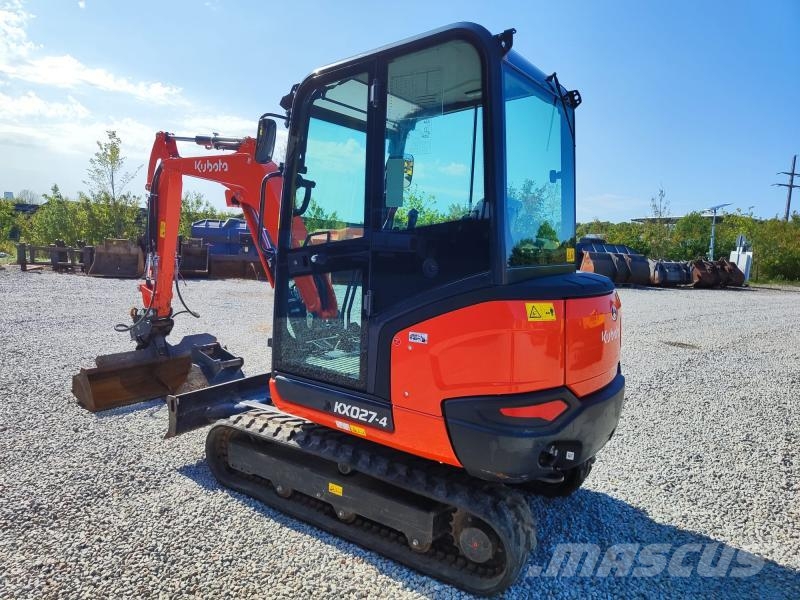 Kubota Series KX Miniekskavaatorid < 7 t