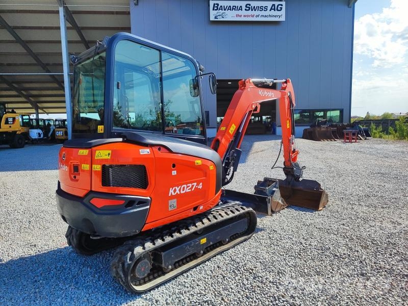 Kubota Series KX Miniekskavaatorid < 7 t