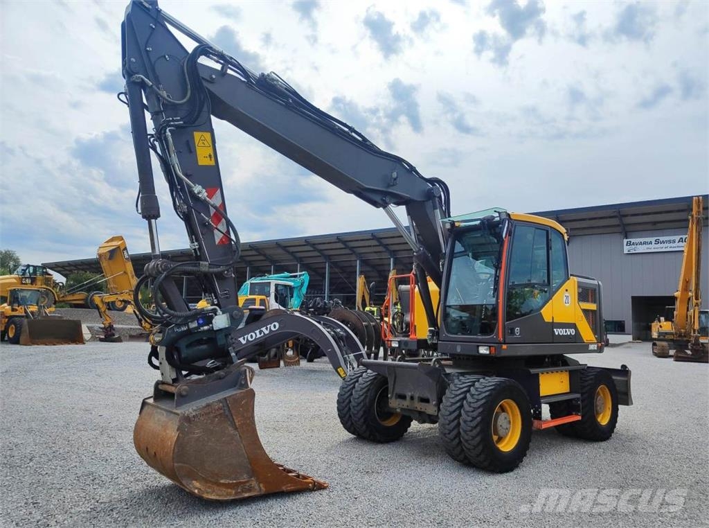 Volvo EWR170E Kolesové rýpadlá