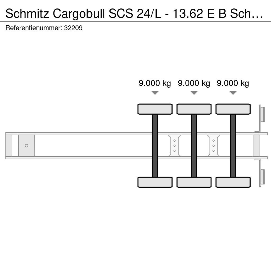 Schmitz Cargobull SCS 24/L - 13.62 E B Schuifzeil -dak / Rotos-Disc Schuifzeilen