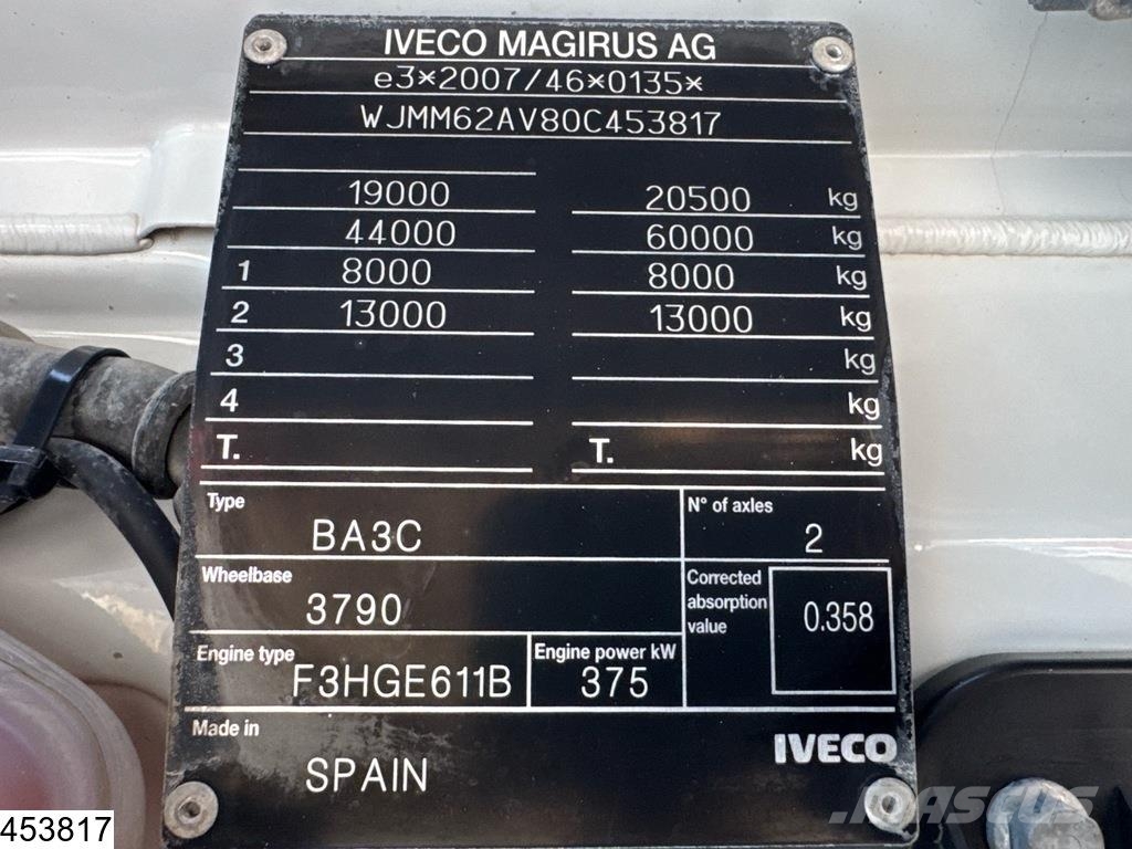 Iveco X-Way 510 EURO 6, Retarder, Pto, Hydraulic Camiones tractor