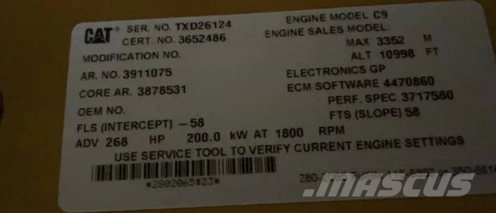 CAT C9 Diesel Engine for Construction Machine Двигатели