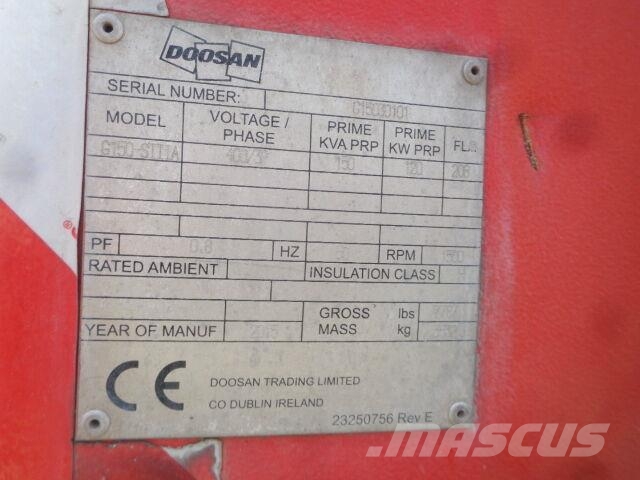 Doosan G150 Diiselgeneraatorid