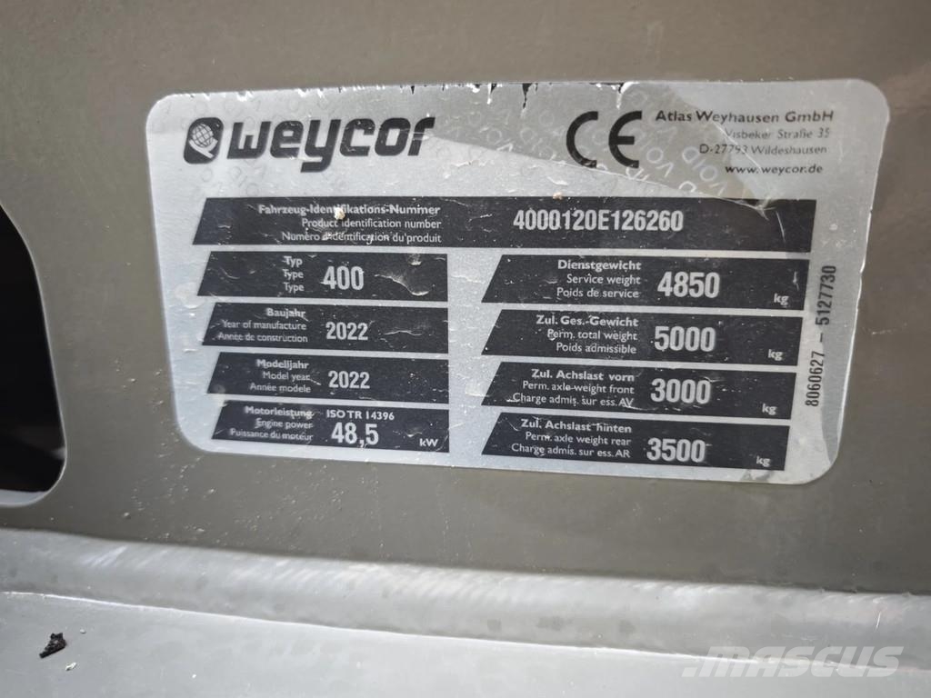 Atlas Weycar AR400 Bucket + Forks! Cargadoras sobre ruedas