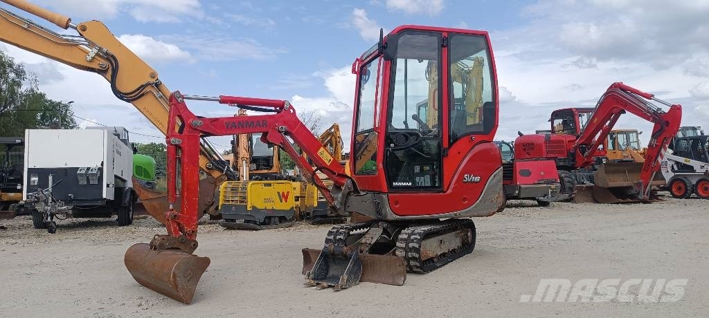 Yanmar SV 16 20 15 18 20 22 25 VIO BOBCAT CAT JCB Mini rýpadlá < 7t
