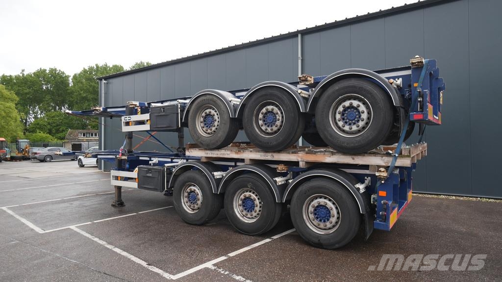 Van Hool 20/30ft ADR container transport trailer Containerchassis