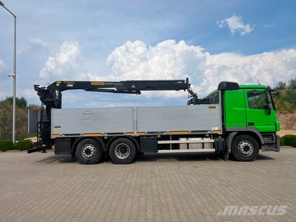 Mercedes-Benz Mercedes-Benz Actros 2544 * 6x2 * PALFINGER PK1800 شاحنات الرافعات