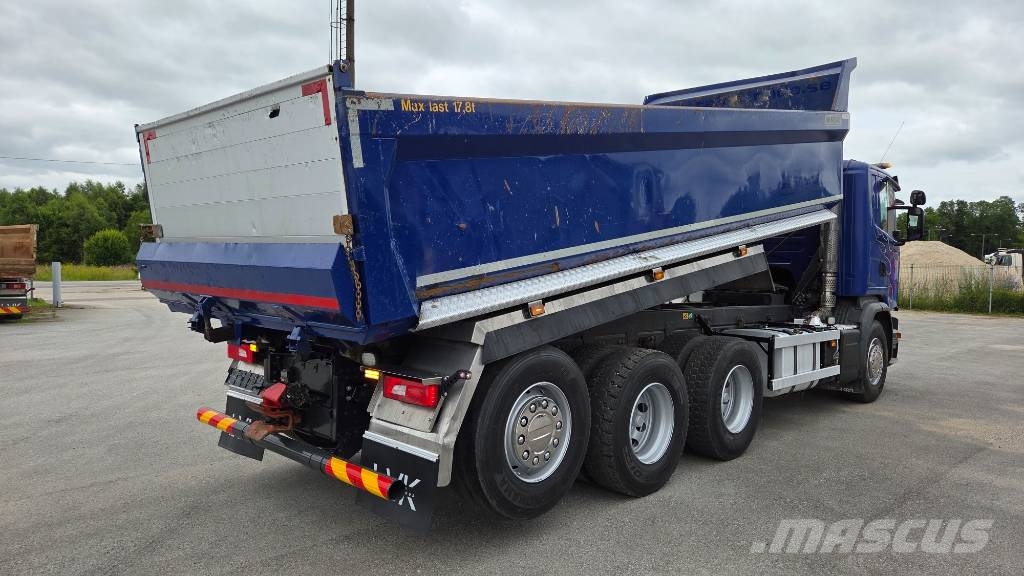Scania G490 8X4*4 Savivarčių priekabų vilkikai