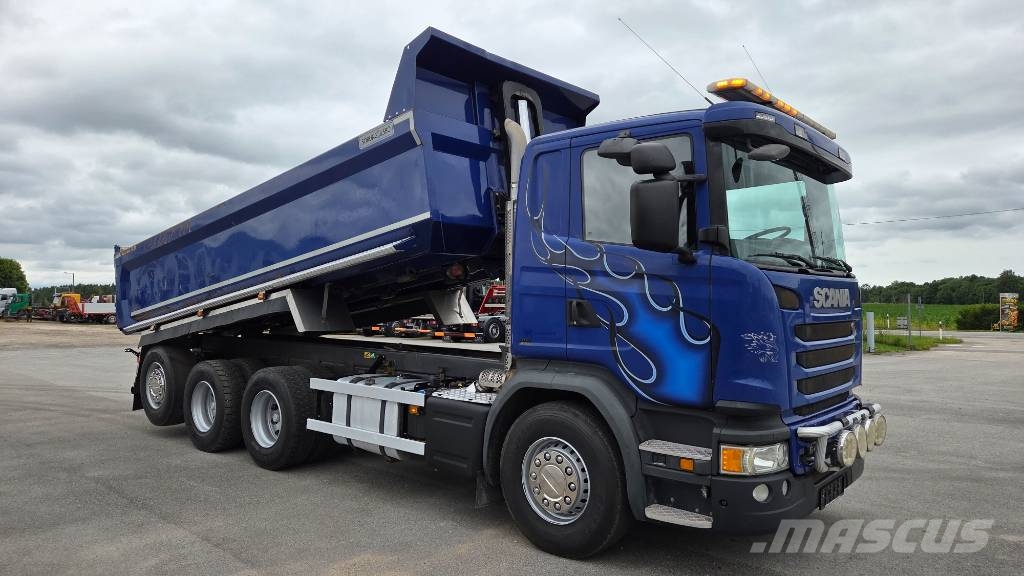 Scania G490 8X4*4 Savivarčių priekabų vilkikai
