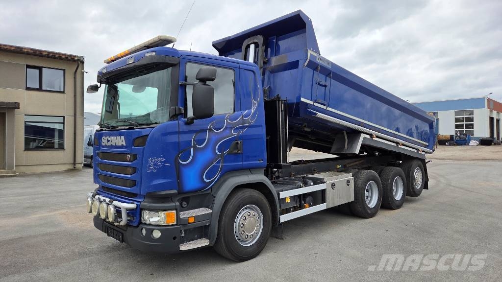 Scania G490 8X4*4 Savivarčių priekabų vilkikai