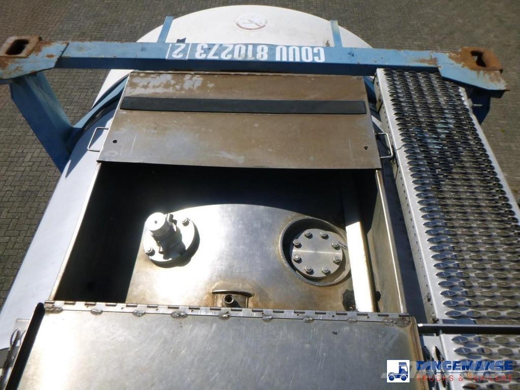 Van Hool Chemical tank container inox 20 ft / 31 m3 / 1 com Cisterne za gorivo