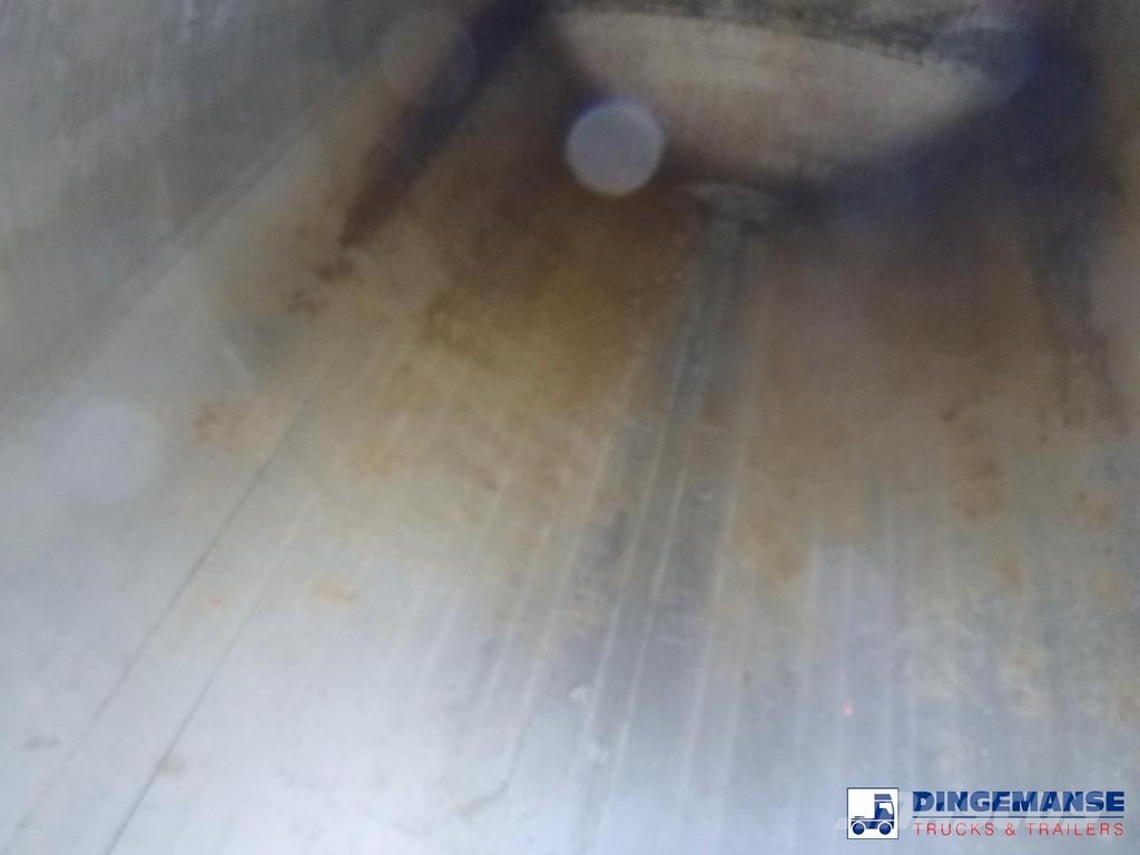 Van Hool Chemical tank container inox 20 ft / 31 m3 / 1 com Cisterne za gorivo