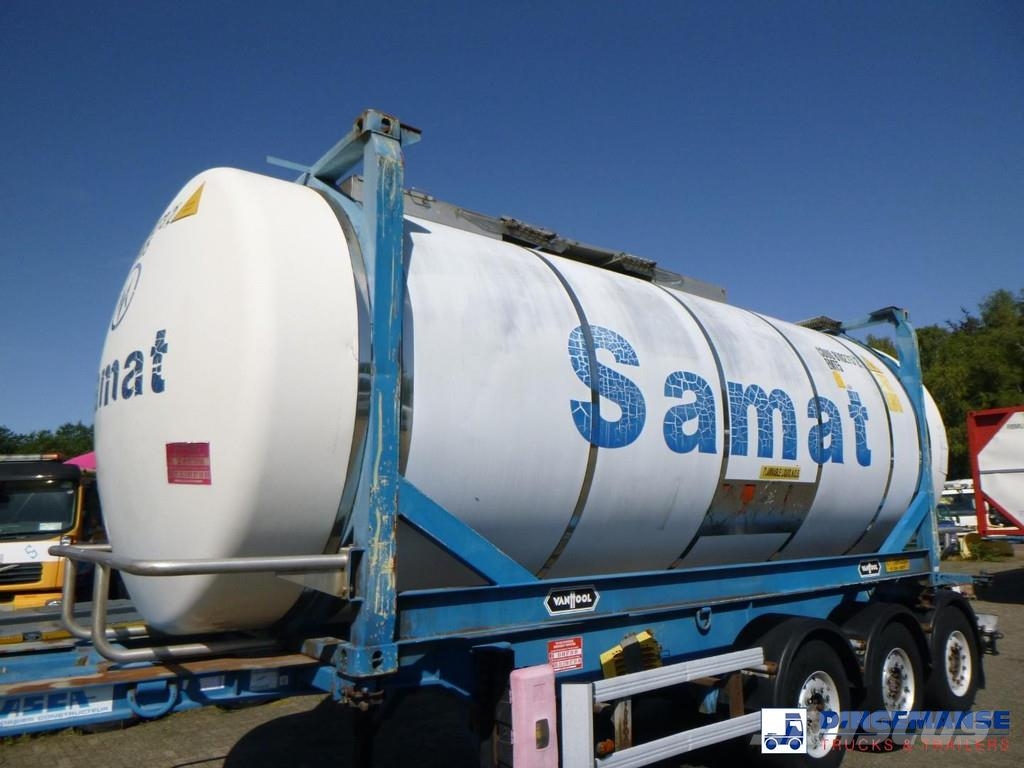 Van Hool Chemical tank container inox 20 ft / 31 m3 / 1 com Cisterne za gorivo