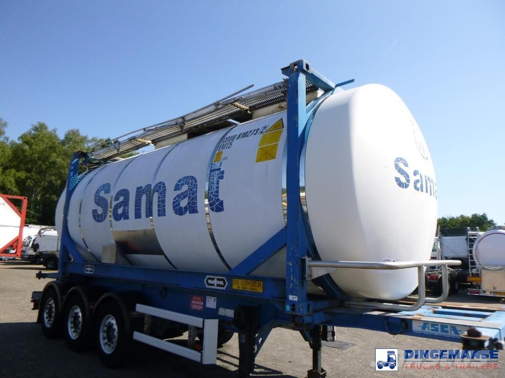 Van Hool Chemical tank container inox 20 ft / 31 m3 / 1 com Cisterne za gorivo