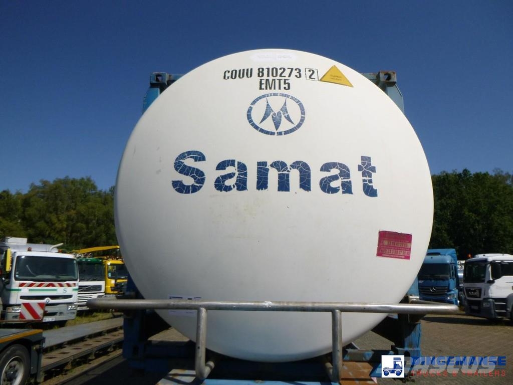 Van Hool Chemical tank container inox 20 ft / 31 m3 / 1 com Cisterne za gorivo